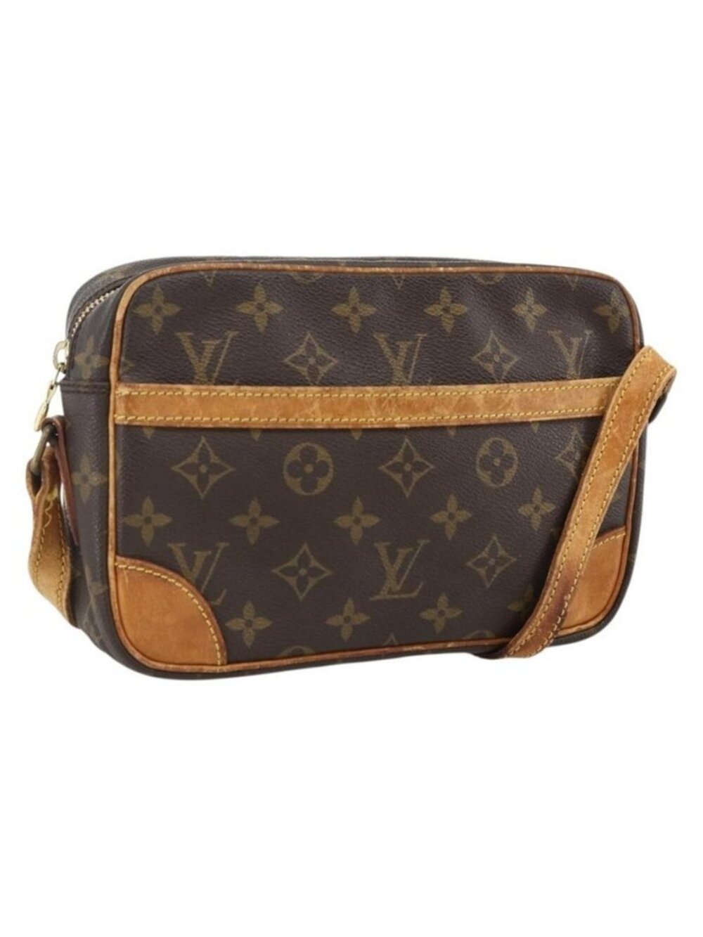 Authentic LOUIS VUITTON Monogram Trocadero 23 Shoulder Bag M51276 LV